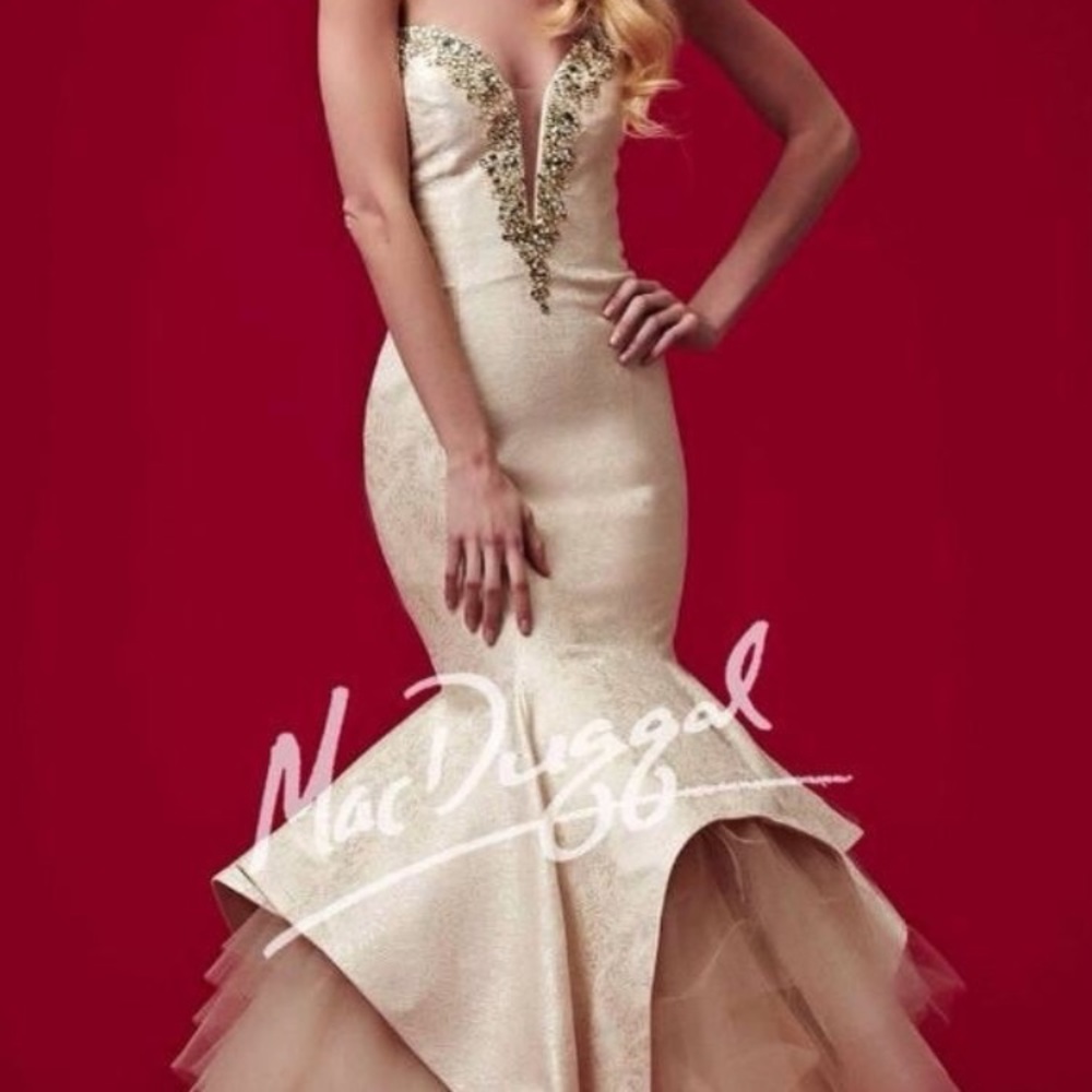 Mac Duggal mermaid dress